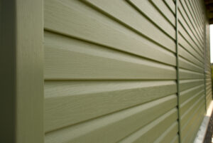 Image of green siding