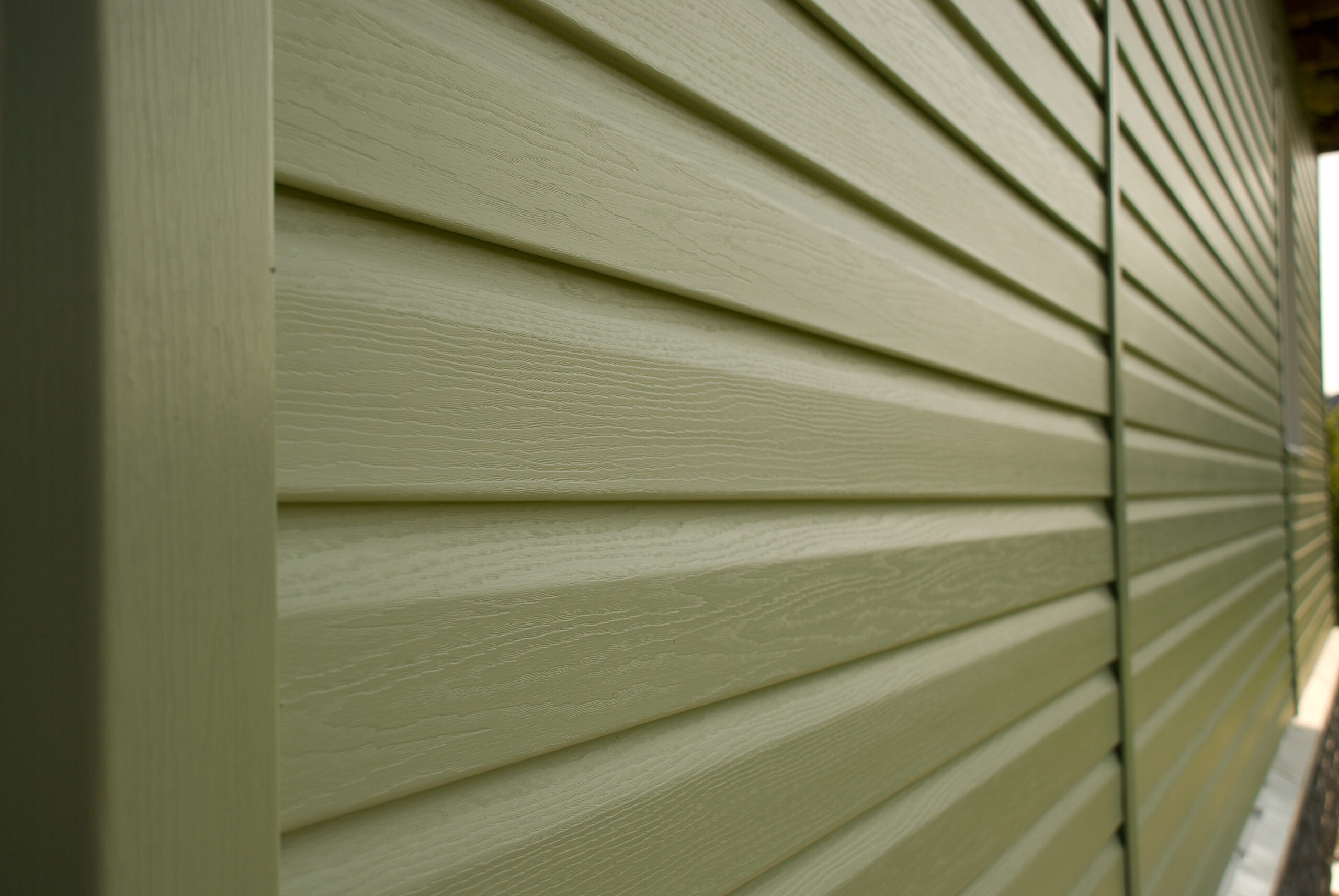 Image of green siding