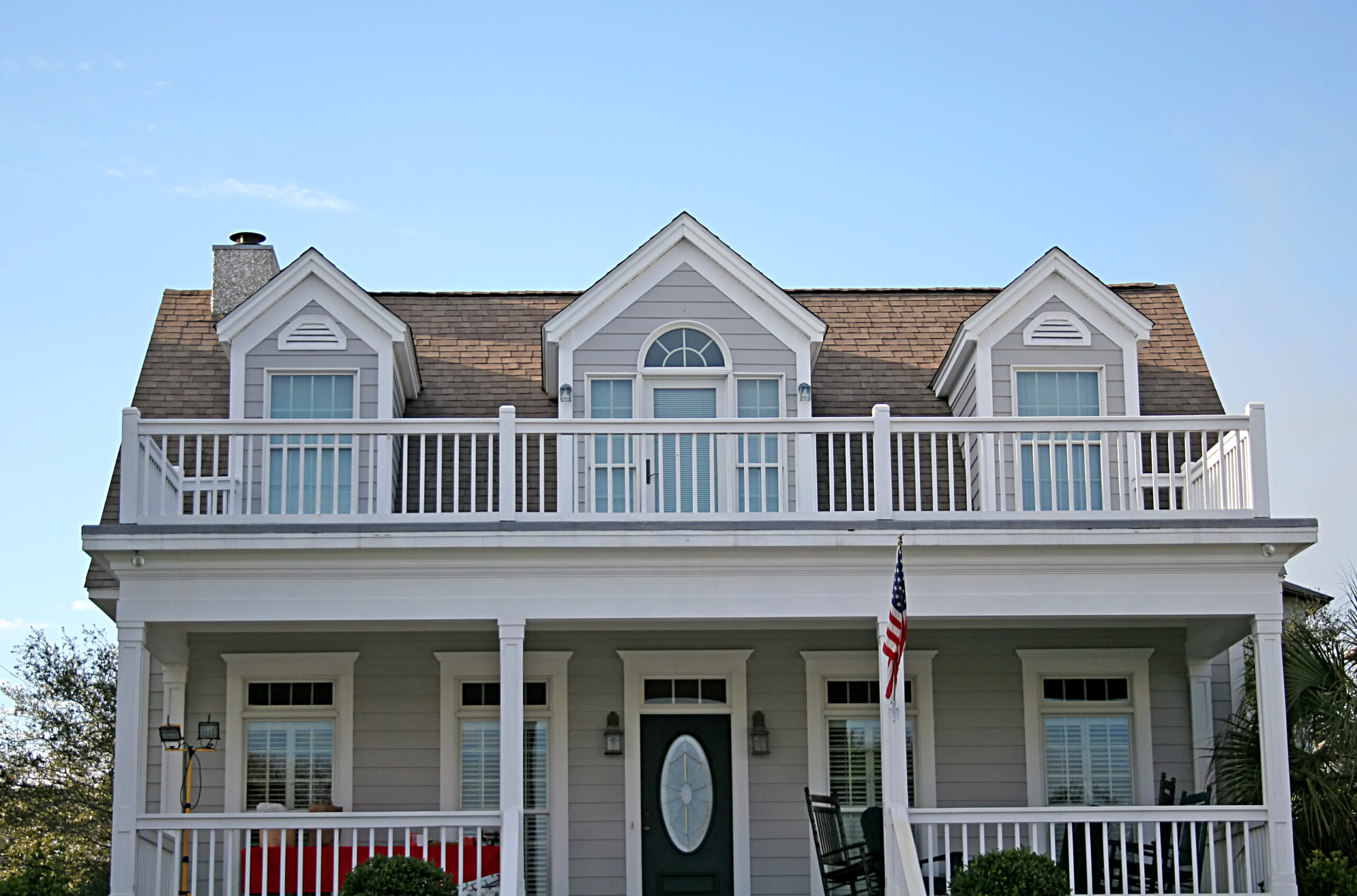 A house with new siding